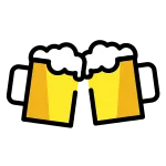 Clinking Beer Mugs SVG Icon